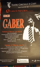 Giorgio gaber poster usato  Sasso Marconi