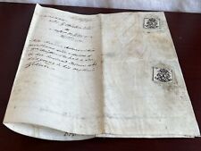 Antique deed paperwork for sale  SUNDERLAND