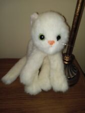 Vintage 1996 Ty Classic "Crystal" Cat Beanie Baby White With Pink Bow P.E Pellet for sale  Shipping to South Africa