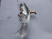 Glass dolphin vintage for sale  RIPLEY