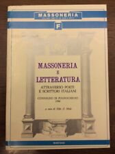 Libro massoneria letteratura usato  Milano