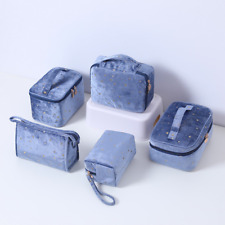 Usado, Bolsa feminina Nordic Wind Flannelette bolsa de higiene portátil bolsa de armazenamento de cosméticos comprar usado  Enviando para Brazil