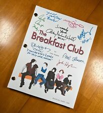 Guión firmado de The Breakfast Club - reimpresiones de autógrafos segunda mano  Embacar hacia Argentina