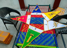 Triangle embroidered flags d'occasion  Expédié en Belgium