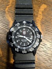 Usado, Reloj para hombre raro vintage hecho en Suiza LUMINOX NAVY SEAL esfera negra 200 m/660 pies WR segunda mano  Embacar hacia Argentina