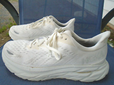 Zapatos para correr para mujer Hoka One Clifton 8 talla 9,5B blanco/marfil segunda mano  Embacar hacia Mexico