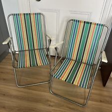 Deck chairs striped for sale  Shipping to Ireland