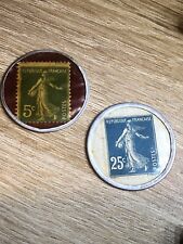 Lot timbres monnaies d'occasion  Langeais