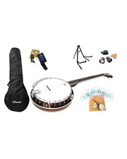 Em Promoção! caraya BJ-005 5-String Banjo ressonador Mogno E 6 Acessórios Grátis comprar usado  Enviando para Brazil