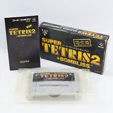 SUPER TETRIS 2 + BOMBLISS Limited Super Famicom Nintendo 2036 sf comprar usado  Enviando para Brazil