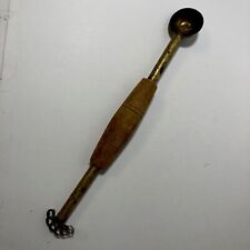 Antigo ralador de coco de cobre feito à mão cabo de madeira melão baller multi ferramenta comprar usado  Enviando para Brazil