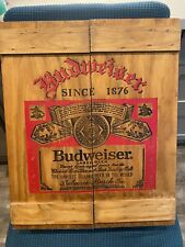 Armário de madeira Budweiser caixa prateleiras 15”x19”x4” fechamento magnético comprar usado  Enviando para Brazil