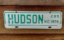 Hudson city license for sale  Boone