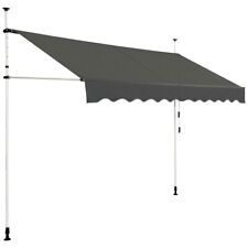 Costway OP70317GR Telescopic Awning Sunshade Adjustable Height New 2. Choice for sale  Shipping to South Africa