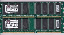 2GB 2x1GB PC-3200 KINGSTON KVR400X64C3AK2/2G DDR-400 RAM MEMORY KIT ProMOS Chips for sale  Shipping to South Africa
