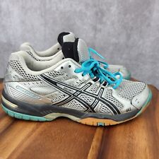 Tênis de vôlei feminino Asics Gel Rocket 6 8 cinza azul tênis treinadores B257N comprar usado  Enviando para Brazil