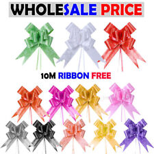 100pc Pull Bows 30mm Large Small Gift Wrap Florist Ribbon Wedding Car Decoration for sale  Shipping to South Africa