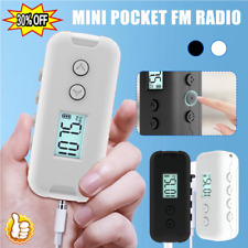 Mini rádio FM de bolso portátil 50-108MHZ receptor de rádio com display LCD comprar usado  Enviando para Brazil