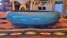 Usado, Vaso de cerâmica esmalte azul oval para bonsai comprar usado  Enviando para Brazil