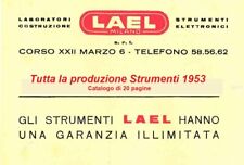 Lael 1953 catalogo usato  Perugia