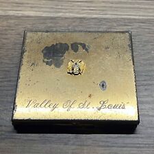 Vintage Masonic Scottish Rite 32 Degree Valley of St. Louis Makeup Compact for sale  Shipping to South Africa