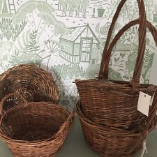 Willow baskets assorted for sale  MILNTHORPE