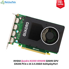 NVIDIA Quadro M2000 4096MB GDDR5 GPU GM206 PCIe x 16 3.0 256bit 4xDisplayPort comprar usado  Enviando para Brazil