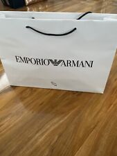 Emporio armani white for sale  ABERGAVENNY