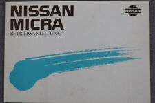 Nissan micra betriebsanleitung gebraucht kaufen  Nassenfels