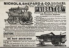 1880 AD.(XH76)~NICHOLS, SHEPARD CO. BATTLE CREEK, MI. TRILLADORA ""VIBRADORA segunda mano  Embacar hacia Argentina