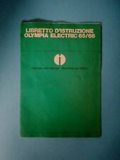 Libretto istruzioni olympia usato  Brescia