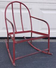 Cadeira de balanço infantil de metal vintage brinquedo aço ferro fundido antiga MCM rara!, usado comprar usado  Enviando para Brazil