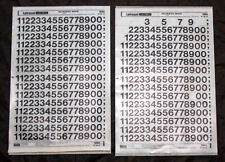 Letraset numerals pack for sale  PETERBOROUGH