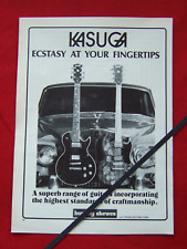 Kasuga guitasr 1976 for sale  DUNSTABLE