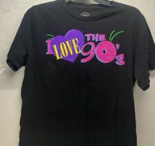 Camiseta Salt n Pepa with Spinderella I Love The 90s Concert Tour preta pequena comprar usado  Enviando para Brazil