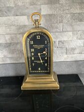 Used, Exquisite Antique Style Brass Arched Russell & Jones Table Clock  for sale  Shipping to South Africa