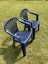 Gartenstühle blau stapelbar gebraucht kaufen  Erkrath