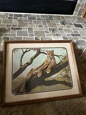 Leopard tree framed for sale  Decaturville