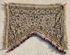 Ethnic Rabari Tribal Tapestry Mirror Embroidery Decor Door Valance Indian Toran, used for sale  Shipping to South Africa
