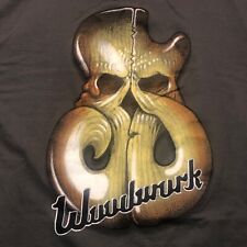 Woodwork T Shirt Vintage Gray Adult XL Skull S324 for sale  Shipping to South Africa