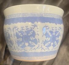 blue ceramic flower pot for sale  Parkersburg