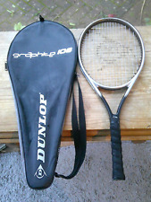 DUNLOP GRAPHITE 108 TENNIS RACKET WITH COVER, used for sale  Shipping to South Africa