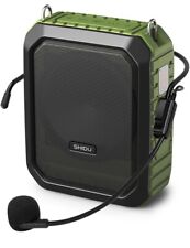 Mini amplificador de voz SHIDU alto-falante Bluetooth portátil com microfone sem fio UHF comprar usado  Enviando para Brazil
