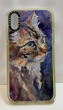 Capa de impacto CASETIFY iPhone XR gato acabamento geada multicolorida nova comprar usado  Enviando para Brazil