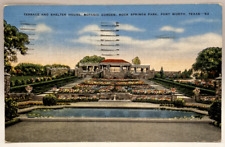 Postal Terraza y Refugio, Jardín Botánico, Rock Springs Park Fort Worth segunda mano  Embacar hacia Argentina