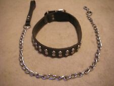 Large leather studded for sale  LONDON