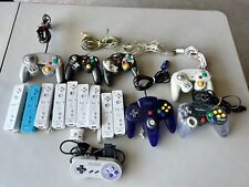 Lote de 16 controles Nintendo para peças ou reparos Wii N64 SNES GameCube comprar usado  Enviando para Brazil
