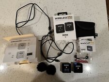 Rode Wireless GO Compact Microphone System With Magnetic Clip Barely Used for sale  Shipping to South Africa