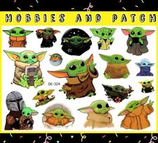 Używany, temporary tattoo Star Wars baby Yoda tatuaggi temporanei stickers guerre stellar na sprzedaż  Wysyłka do Poland