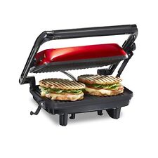 Hamilton Beach Panini Press Sandwich Maker & Electric Indoor Grill Red (25462Z) for sale  Shipping to South Africa